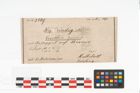 Etikett zu Bronzelappenbeil (NHMW-PRAE-003509)